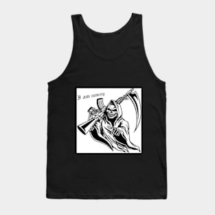 A ghost with gun [i am cuming] Tank Top